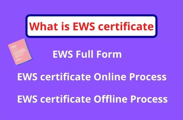 What is the EWS certificate? | How to make EWS Certificate?